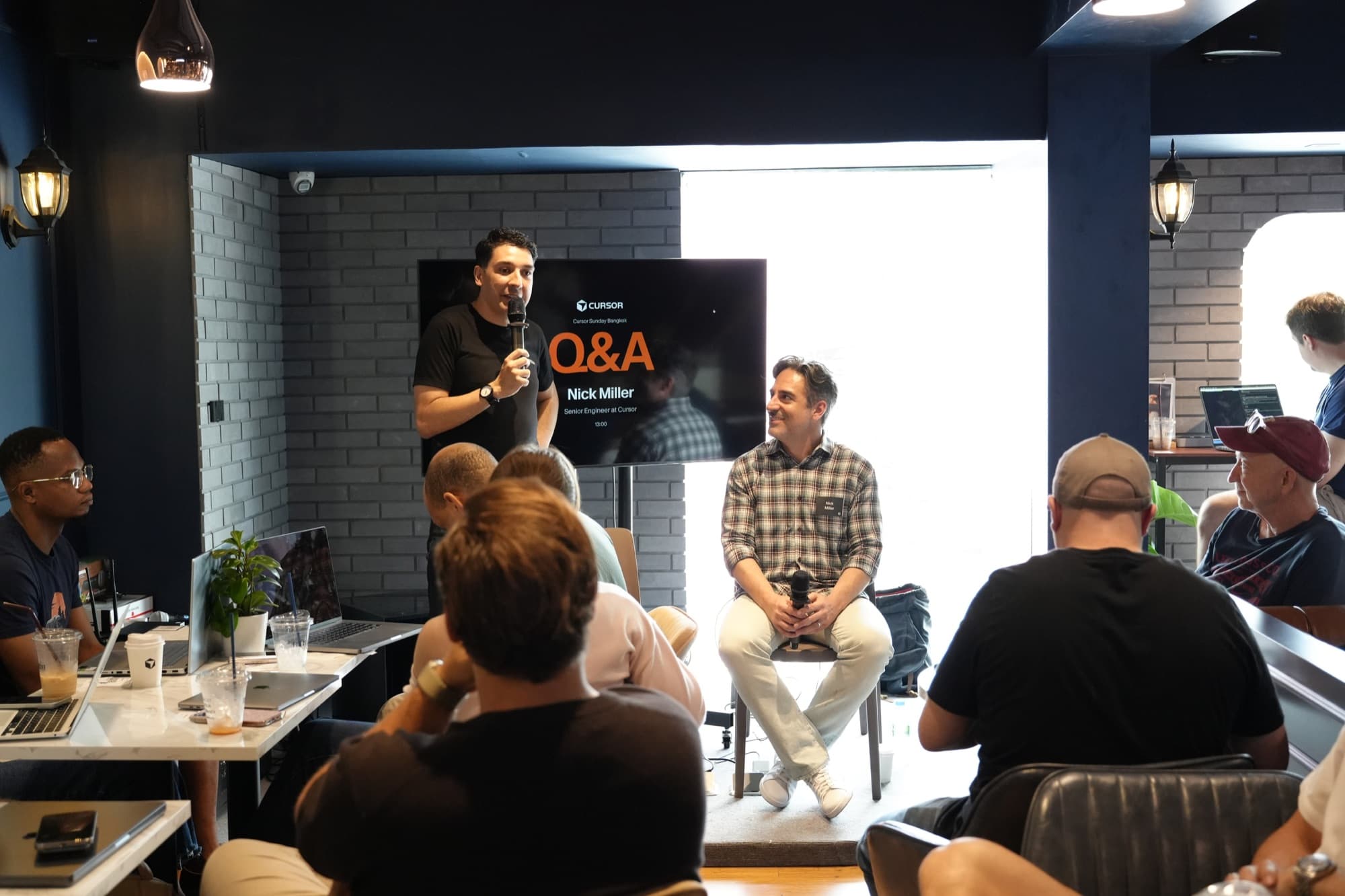 Cursor Sunday Bangkok Q&A with Nick Miller at The Decaf